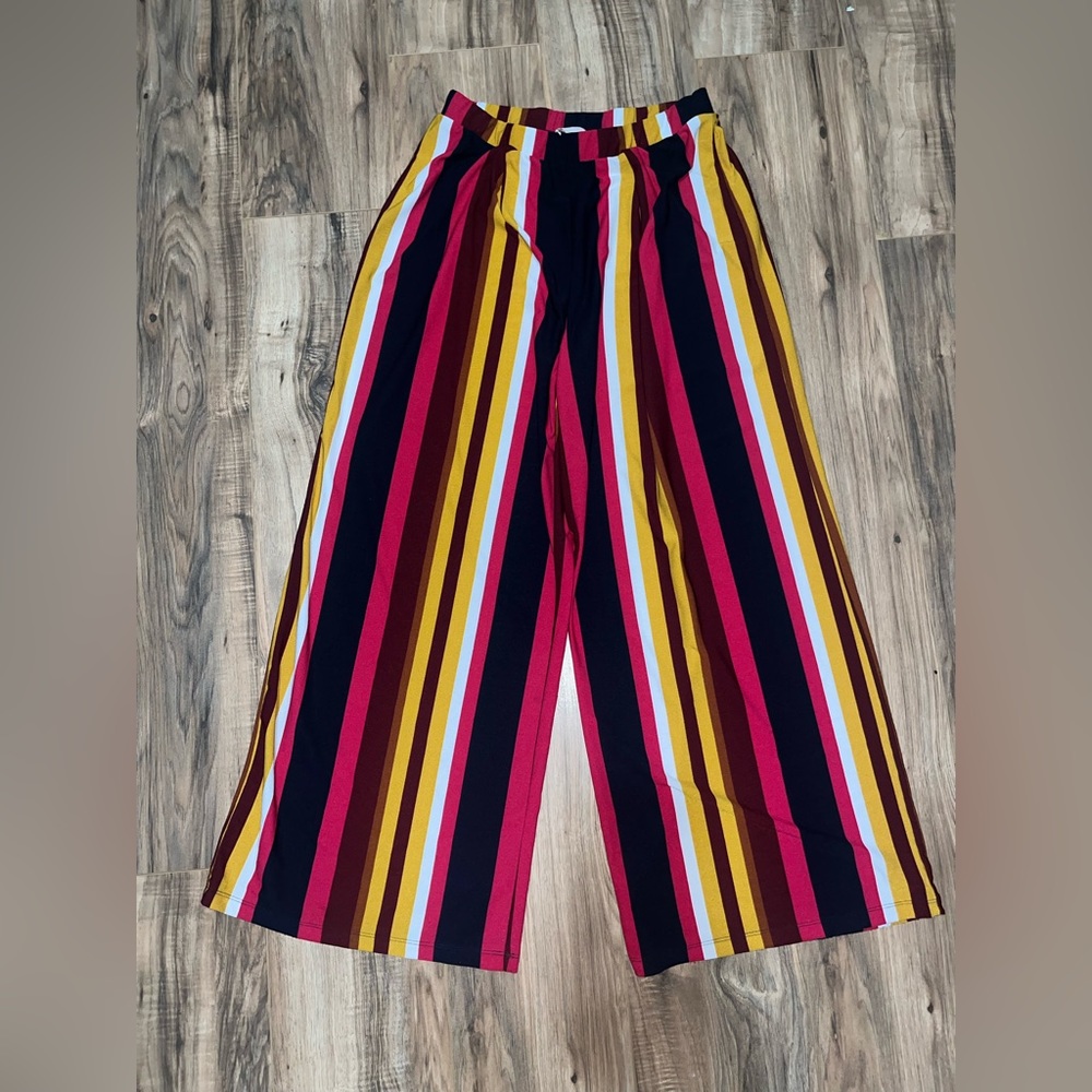 Philosophy wide leg multicolor pants
